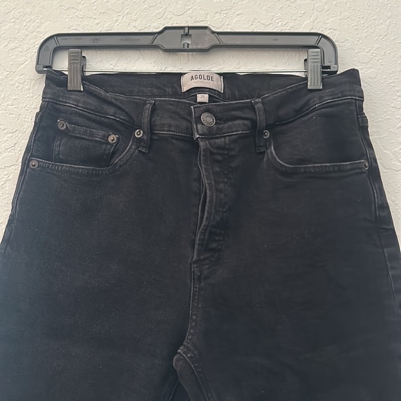 Agolde Los Angeles Cut Off Long Shorts - Picture 3 of 5